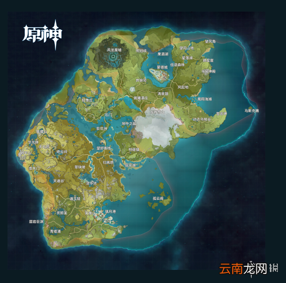 原神全地图分享 原神地图资源点标记一览