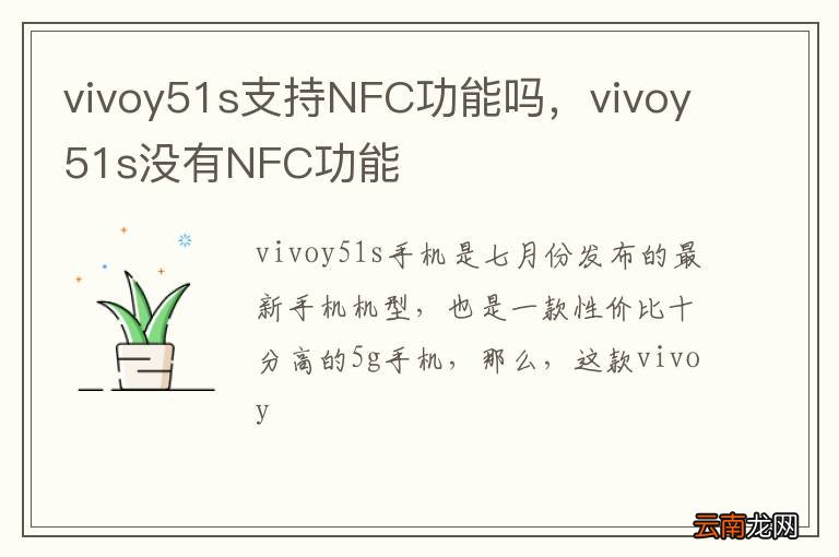 vivoy51s支持NFC功能吗，vivoy51s没有NFC功能