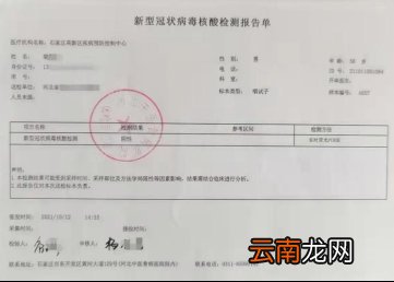 河北中小学教师资格面试核酸检测证明样例及说明