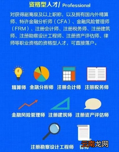 天津资格型人才落户需要什么证？包括哪些资格证？