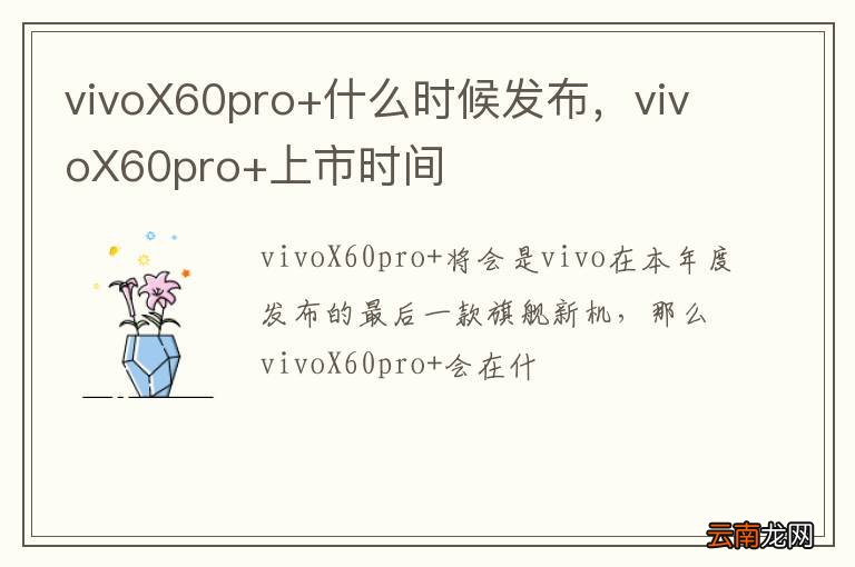 vivoX60pro+什么时候发布，vivoX60pro+上市时间