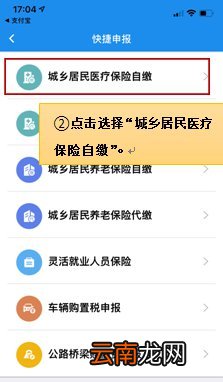 附图解 楚税通城乡居民医疗保险缴费操作指引