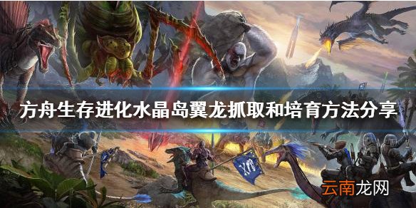 方舟生存进化水晶岛翼龙怎么抓 水晶岛翼龙抓取和培育方法分享