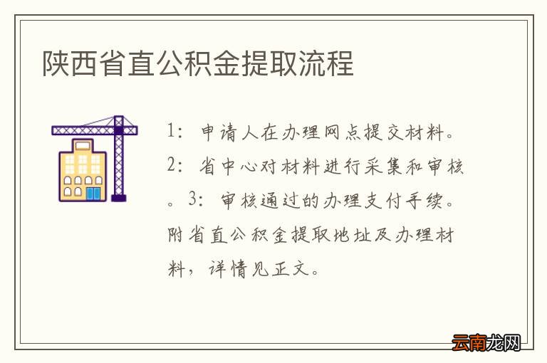 陕西省直公积金提取流程