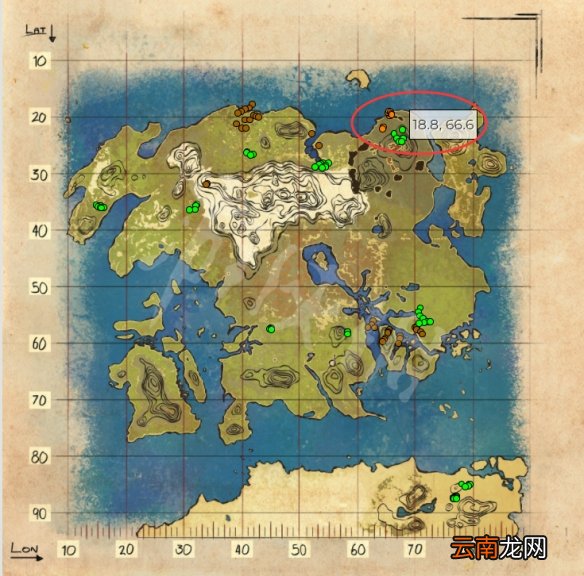 方舟生存进化迷失岛熔喉洞穴在哪 方舟熔喉龙洞穴位置分享