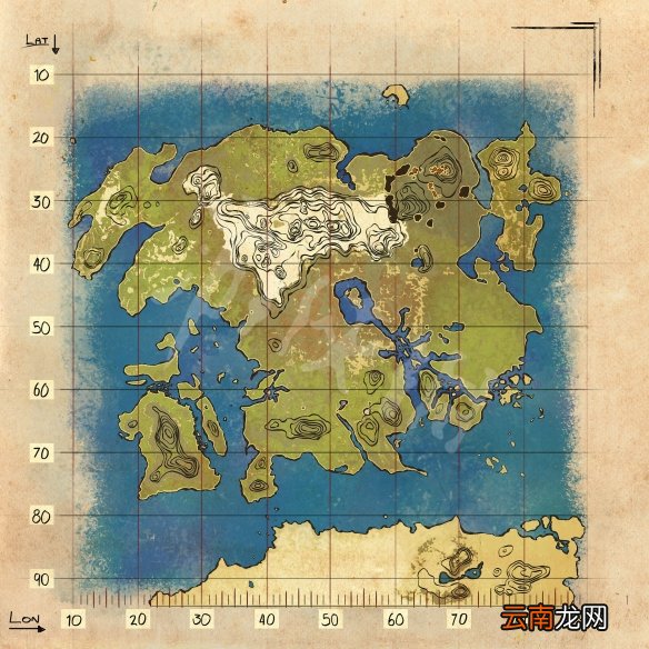 方舟生存进化迷失岛地图怎么走 方舟迷失岛地图分享
