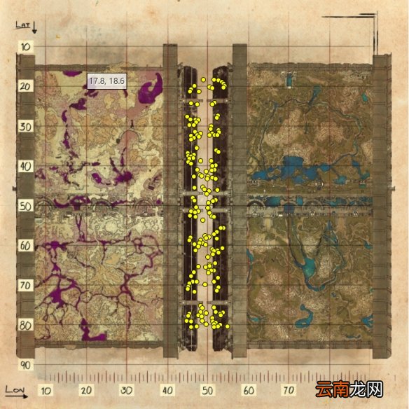 方舟生存进化创世纪2资源在哪 方舟生存进化资源分布图一览