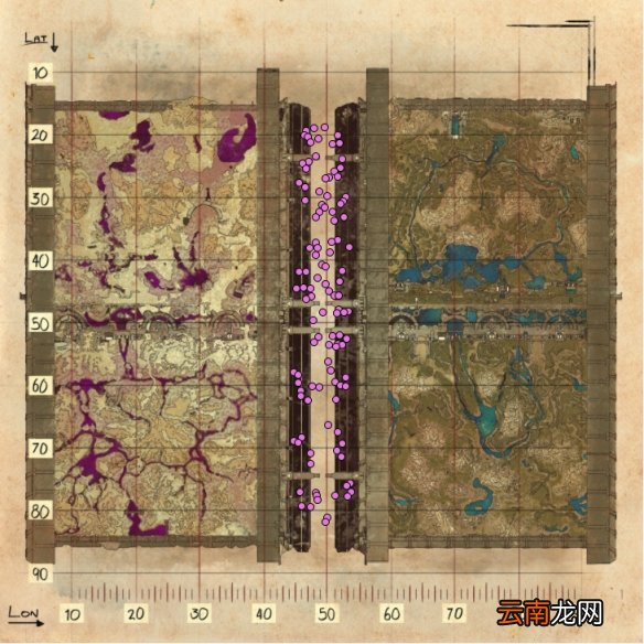 方舟生存进化创世纪2资源在哪 方舟生存进化资源分布图一览