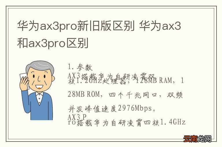 华为ax3pro新旧版区别 华为ax3和ax3pro区别