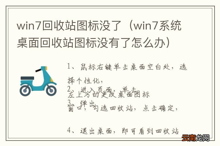 win7系统桌面回收站图标没有了怎么办 win7回收站图标没了