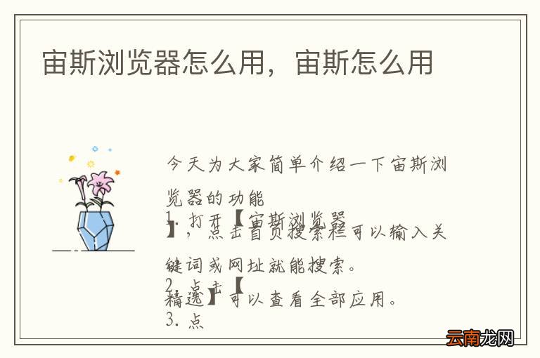 宙斯浏览器怎么用，宙斯怎么用