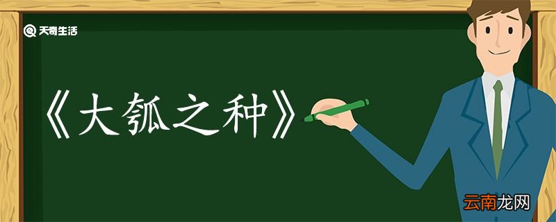 大瓠之种文言文翻译 大瓠之种文言文的翻译