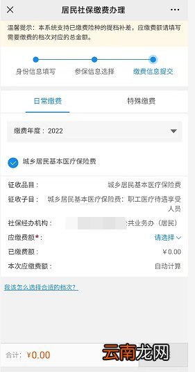 重庆居民医保重庆税务公众号缴费流程