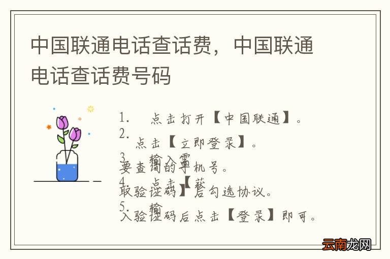 中国联通电话查话费，中国联通电话查话费号码