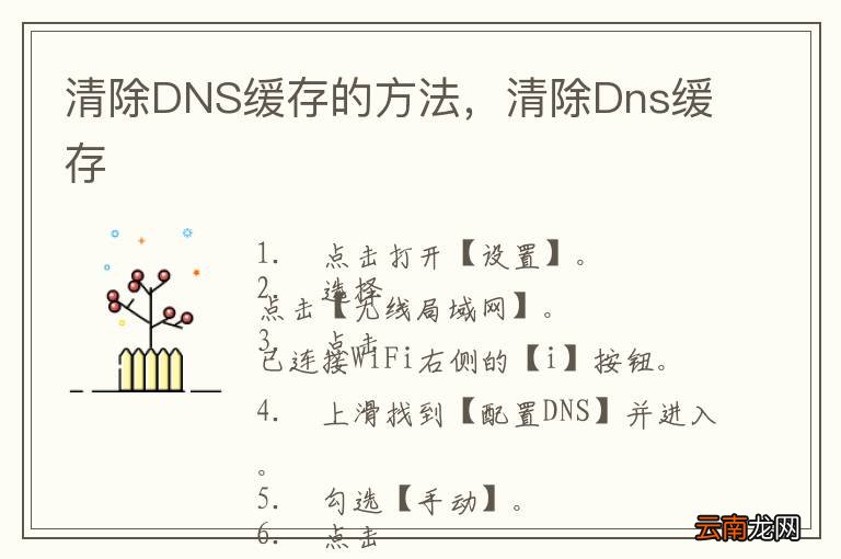 清除DNS缓存的方法，清除Dns缓存