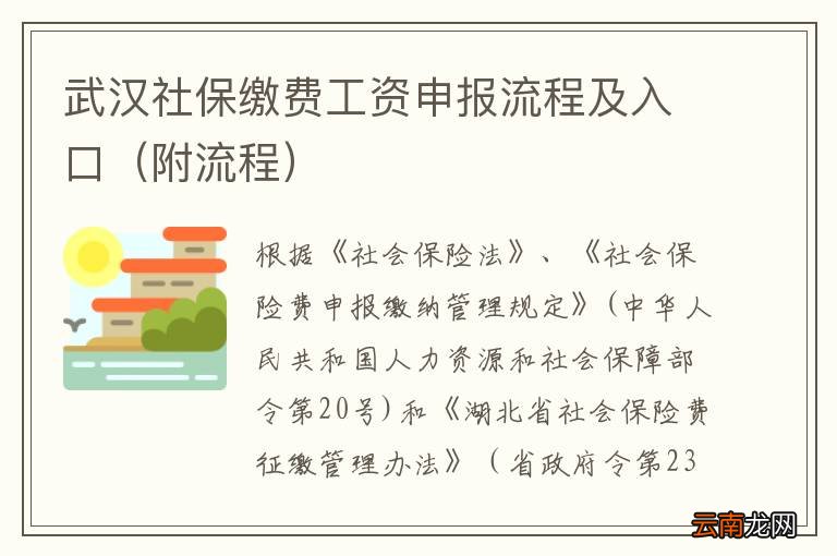 附流程 武汉社保缴费工资申报流程及入口