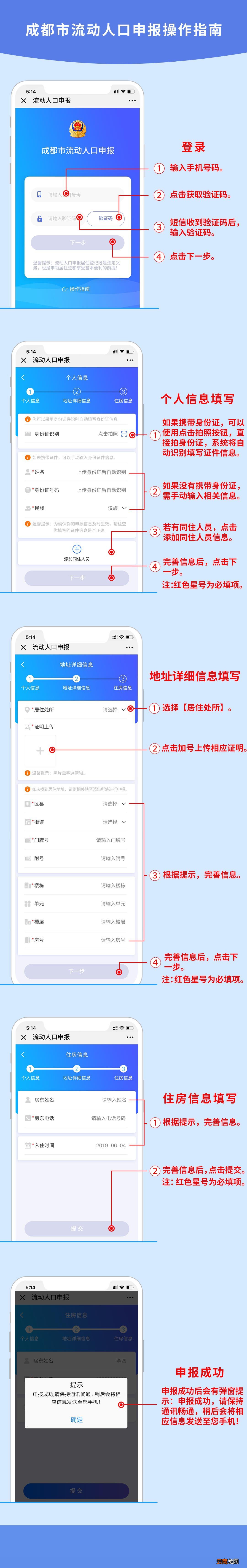 成都居住证怎么在网上申办？