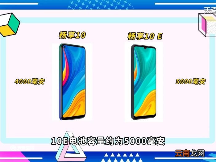 华为畅享10和10e区别 华为畅享10和10e的区别