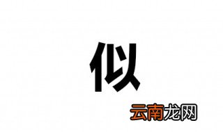 似可以组什么词 有谁知道的