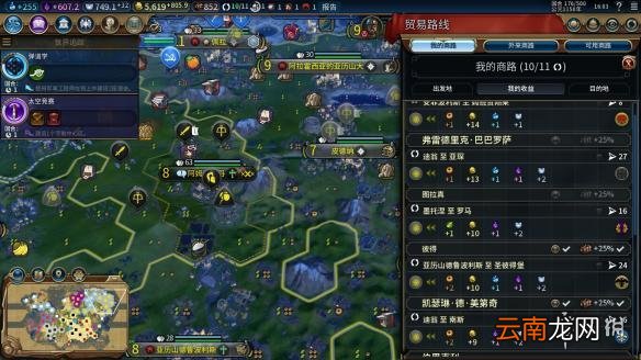 文明6亚历山大196T无战自铺文化胜利战报分享
