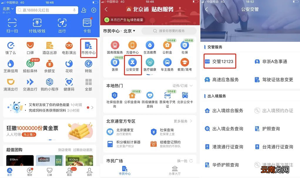 查询流程+使用流程+查询入口 交管12123支付宝小程序查询指南