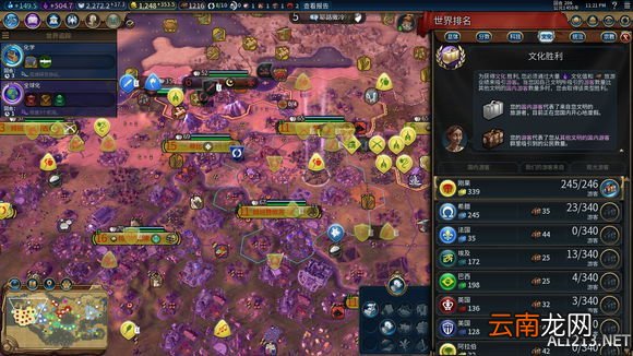 《文明6》神标刚果种田205T文化胜利玩法解析攻略