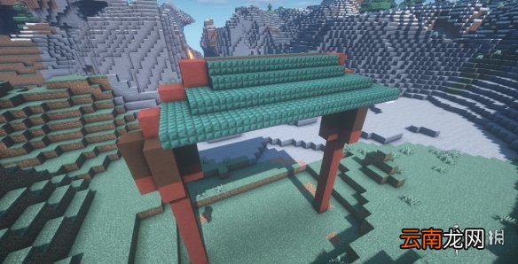 我的世界手游简易中式牌坊建造图文攻略 简易中式牌坊怎么建