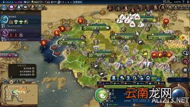《文明6》神标天朝303T免战不升兵飞天战报一览