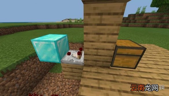 我的世界手游红石隐藏门怎么做 我的世界红石隐藏门建造图文攻略