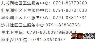 南昌红谷滩区封控区及管控区疫情期间就医流程+医院+电话