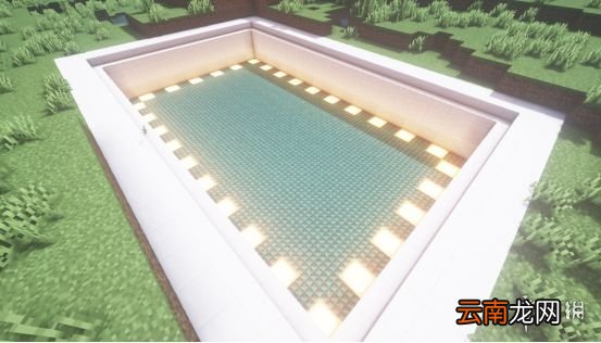 我的世界手游泳池建造图文攻略 我的世界手游泳池怎么建