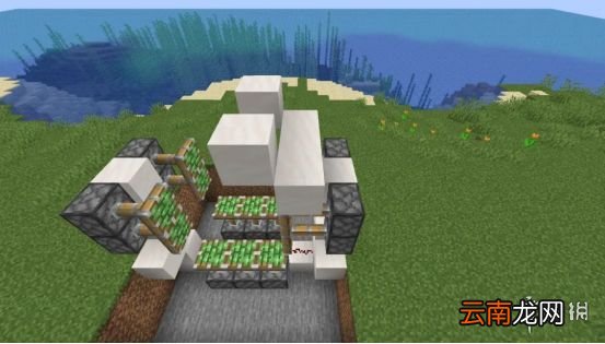 我的世界手游活塞门制作图文攻略 我的世界手游活塞门怎么建