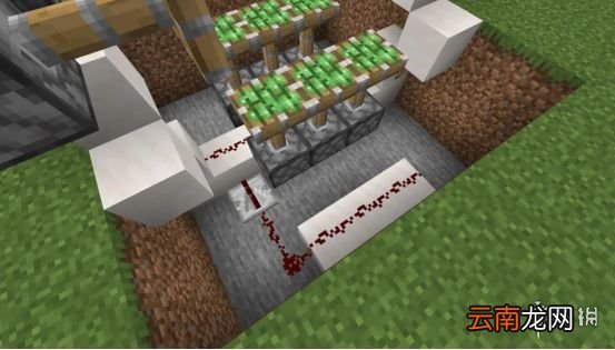 我的世界手游活塞门制作图文攻略 我的世界手游活塞门怎么建