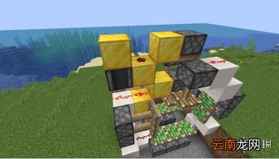 我的世界手游活塞门制作图文攻略 我的世界手游活塞门怎么建