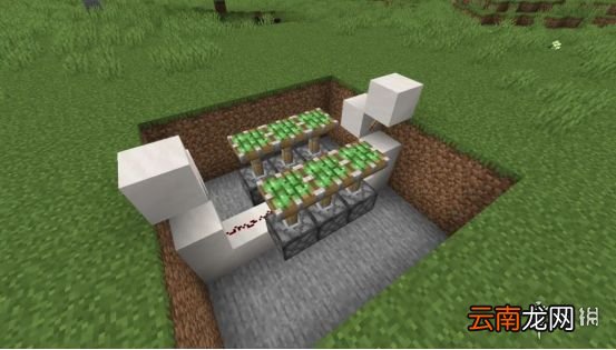 我的世界手游活塞门制作图文攻略 我的世界手游活塞门怎么建