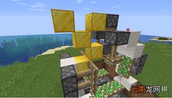 我的世界手游活塞门制作图文攻略 我的世界手游活塞门怎么建