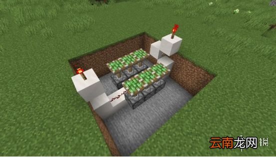 我的世界手游活塞门制作图文攻略 我的世界手游活塞门怎么建