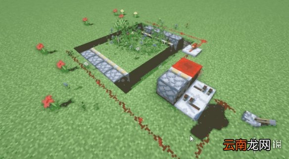 我的世界手游全自动刷花机建造图文攻略 全自动刷花机怎么做