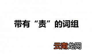 责组词 关于责的笔画数目是多少