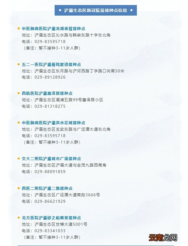 2022西安浐灞新冠疫苗及加强针接种通知