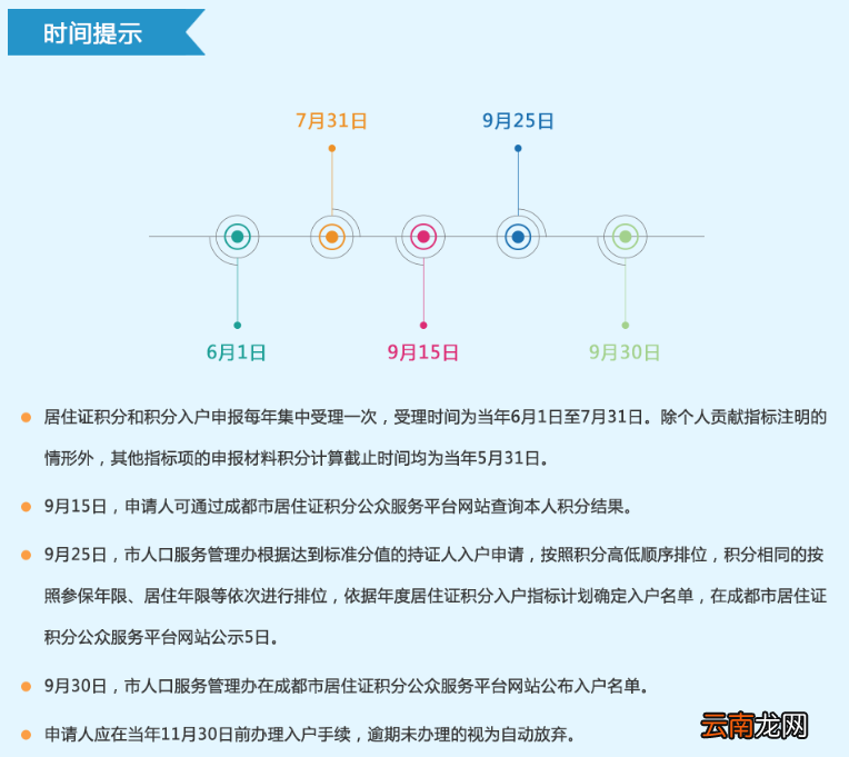 时间+入口 成都居住证积分结果查询