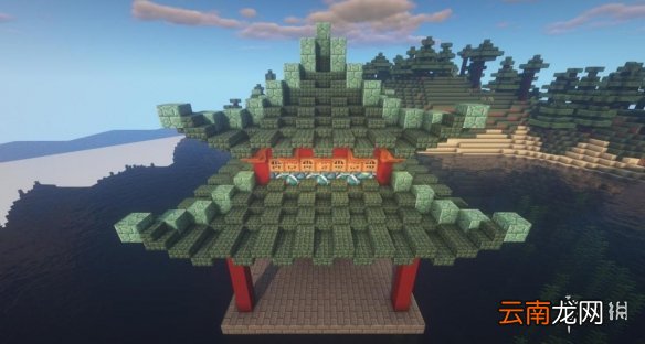 我的世界手游中式凉亭怎么建 我的世界手游中式凉亭建造图文攻略
