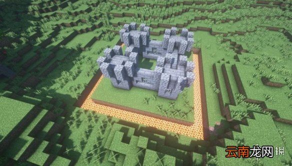 我的世界手游城堡怎么建 我的世界小型城堡建筑建造图文流程