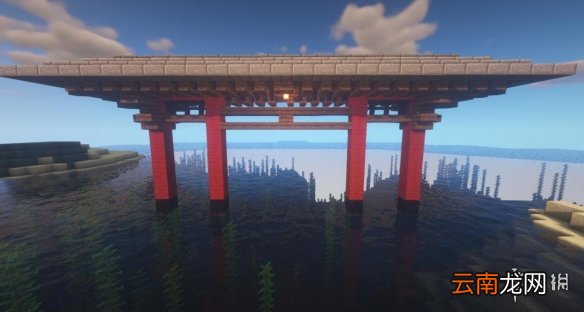 我的世界手游中式大门怎么建 我的世界手游中式大门建筑图文流程