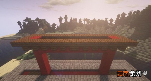 我的世界手游中式大门怎么建 我的世界手游中式大门建筑图文流程
