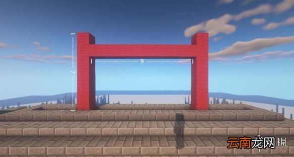我的世界手游中式大门怎么建 我的世界手游中式大门建筑图文流程