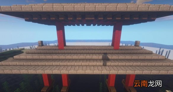 我的世界手游中式大门怎么建 我的世界手游中式大门建筑图文流程