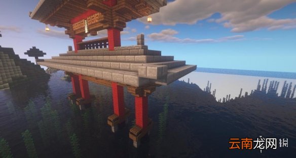 我的世界手游中式大门怎么建 我的世界手游中式大门建筑图文流程