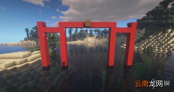 我的世界手游中式大门怎么建 我的世界手游中式大门建筑图文流程