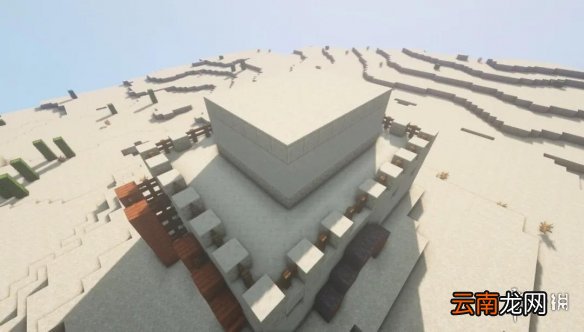 我的世界手游沙漠堡垒建筑建造教程 我的世界沙漠城堡怎么做